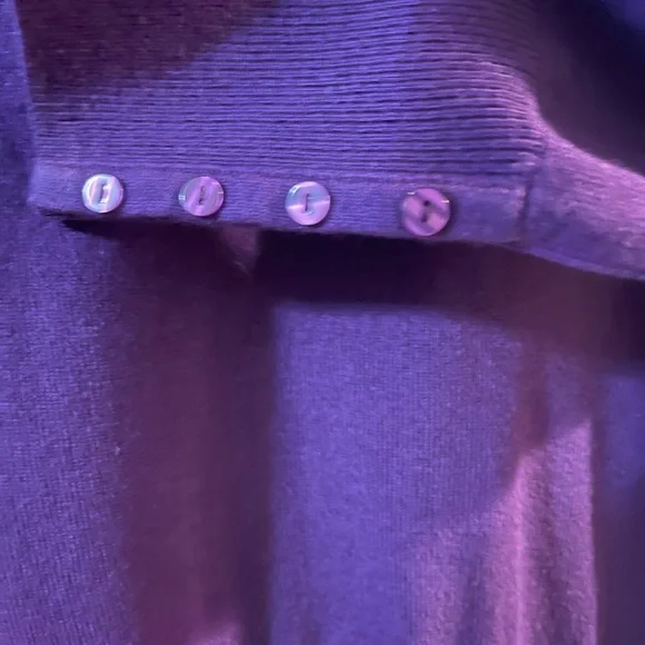 A lovely purple resemblance of royalty. Buttons on cuffs. Make me an offer - Picture 2 of 3